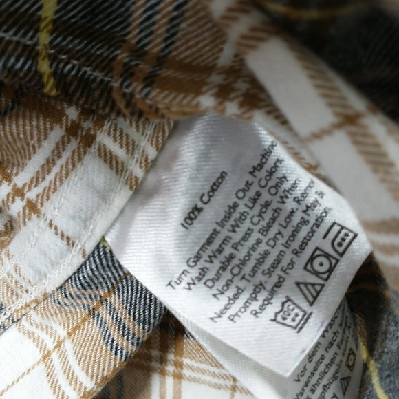 Eddie Bauer Men's Flannel Button-Down Shirt Multi Large Plaid Long Sleeve Cotton - Picture 10 of 13